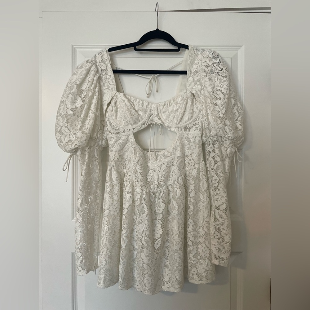 For Love & Lemons France’s Puff dress - Size M - only worn once.